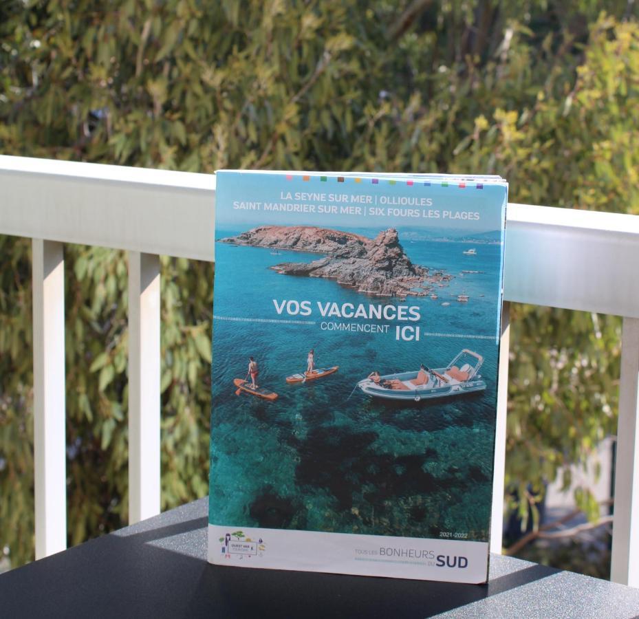 Studio L'Echappee Mandreenne Le Calme Entre Mer Et Foret Saint-Mandrier-sur-Mer Εξωτερικό φωτογραφία